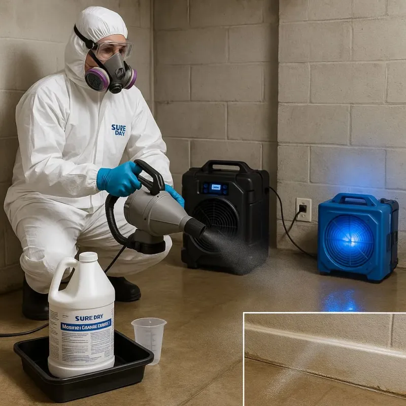 Sanitization and Odor Removal process in Allentown, NJ