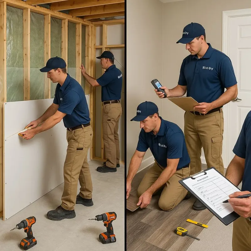 Repairs and Reconstruction process in Allentown, NJ